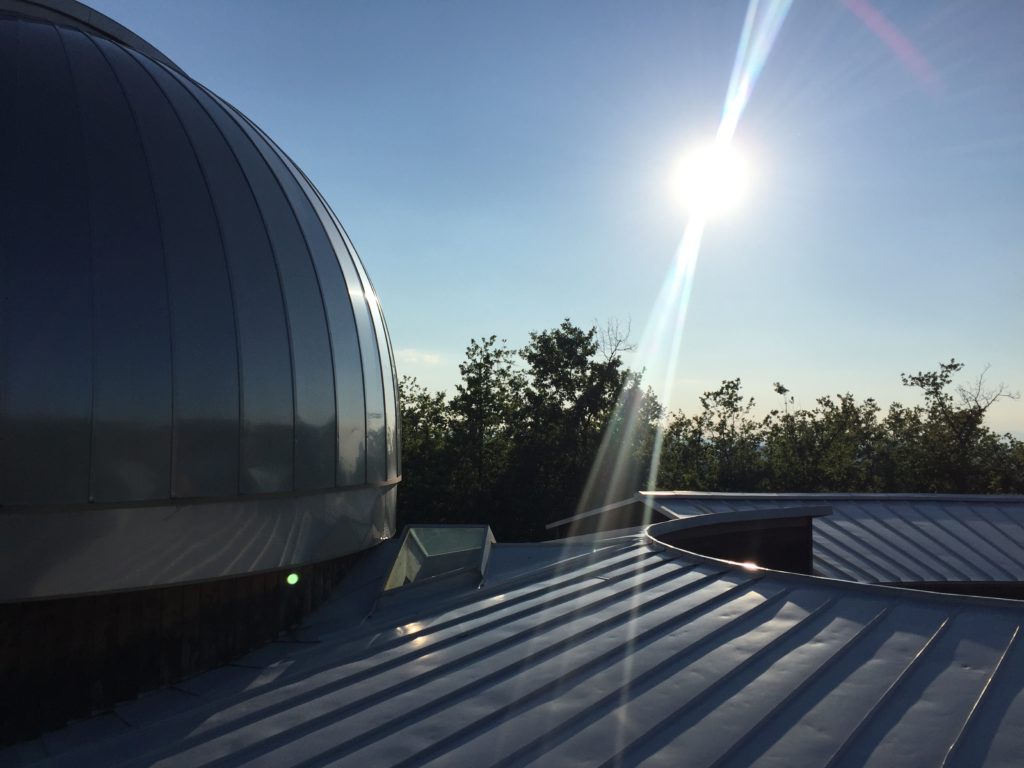 Il tetto dell' osservatorio